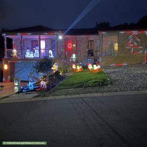 Christmas Light display at 11 Alison Ashby Crescent, Banks