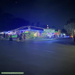 Christmas Light display at 13 Lascelle Drive, Vermont South