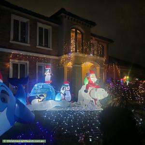 Christmas Light display at 4 Settlers Way, Cairnlea