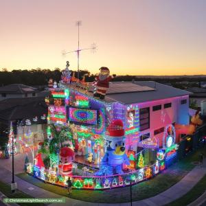Christmas Light display at 12 Bedarra Crescent, Burpengary East