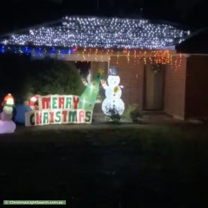 Christmas Light display at 3 Walker Street, Parafield Gardens