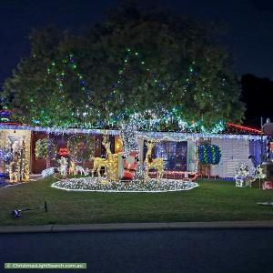 Christmas Light display at 10 Conway Grove, Heathridge