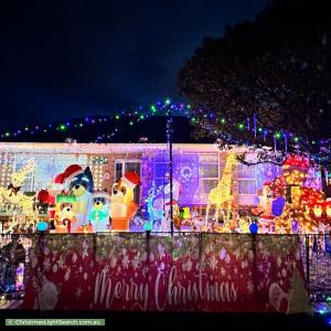 Christmas Light display at 3 Meadowvale Road, Modbury