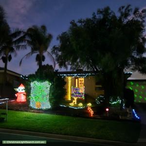 Christmas Light display at 19 Gollop Crescent, Redwood Park