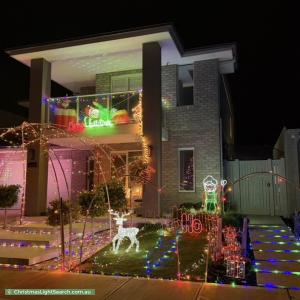 Christmas Light display at 42 Cassidy Road, Werribee