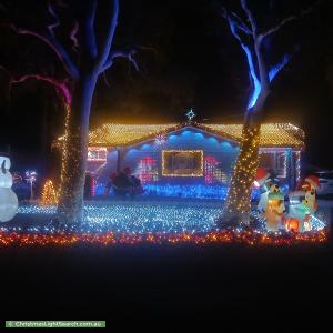 Christmas Light display at  Attiwell Circuit, Kambah