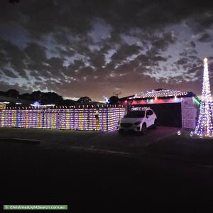 Christmas Light display at 26 Village Way, Bracken Ridge
