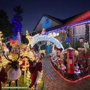 Christmas Light display at 29 Shaftsbury Street, Coburg