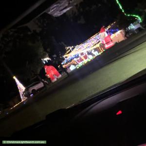 Christmas Light display at 18 Lady Jamison Drive, Glenmore Park