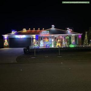 Christmas Light display at 5 Blackberry Crescent, Rosebud