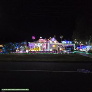 Christmas Light display at  Wembley Avenue, Bridgewater