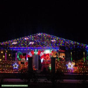 Christmas Light display at 1 Stanmer Way, Brabham