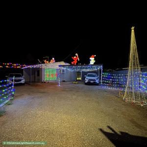 Christmas Light display at 114 Bloomfield Street, Gillen