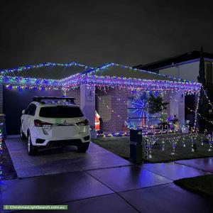 Christmas Light display at 40 Rhynhurst Street, Clyde North