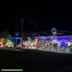 Christmas Light display at 12 Carmen Court, Joondalup