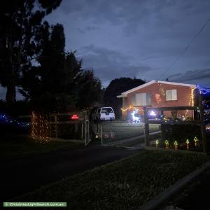 Christmas Light display at 117 Bridge Street, Campbell Town