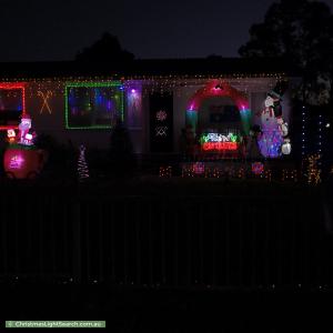 Christmas Light display at 44 De Meyrick Avenue, Casula