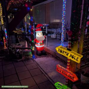 Christmas Light display at 2 Drysdale Circuit, Kambah