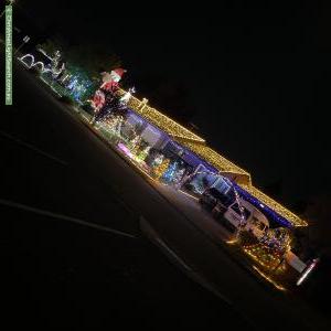 Christmas Light display at 7 Wordel Place, Kurunjang