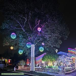 Christmas Light display at 5 Raheen Court, Vermont South
