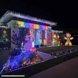 Christmas Light display at 64 Delany Circuit, Jordan Springs