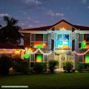 Christmas Light display at 42 Carnation Crescent, Calamvale