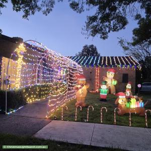 Christmas Light display at 1 Galloway Grove, Bayswater North