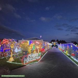 Christmas Light display at 29 Franks Way, Cranbourne North