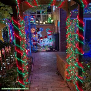 Christmas Light display at 2 Elischer Street, Dunlop