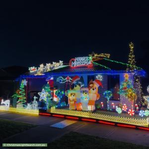 Christmas Light display at 50 Newington Parade, Mernda