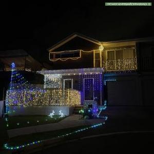 Christmas Light display at 48 Clara Street, Annerley