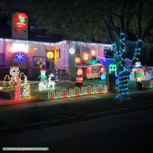 Christmas Light display at 28 Montgomery Avenue, Mount Waverley
