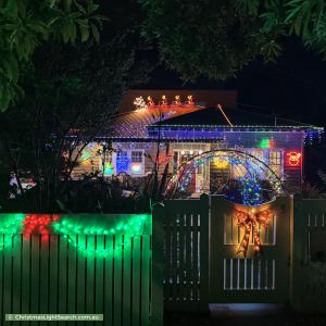 Christmas Light display at  Karoola Street, Hampton