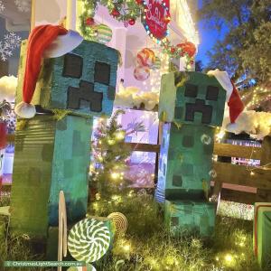 Christmas Light display at 6 Devaney Avenue, Glenmore Park