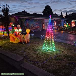 Christmas Light display at  Sunnybrook Court, Craigieburn