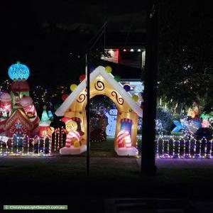 Christmas Light display at 7 Elmhurst Road, Gladstone Park