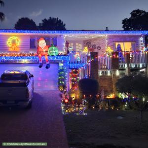 Christmas Light display at 20 Parfitt Crescent, Calwell