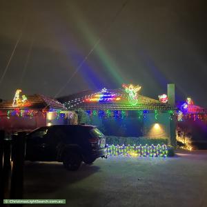 Christmas Light display at 48 Hobbs Crescent, Reservoir