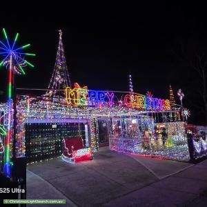 Christmas Light display at 18 Balmoral Way, Pakenham