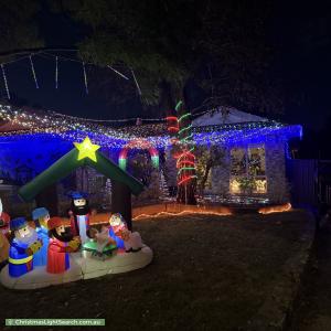 Christmas Light display at 61 Westbury Circuit, Nicholls