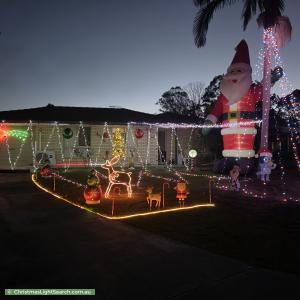 Christmas Light display at  Newline Court, Loganlea