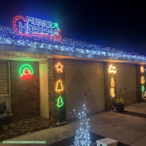Christmas Light display at 18 Lennon Drive, Woodcroft
