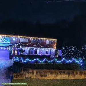 Christmas Light display at 9 Holford Crescent, Gordon