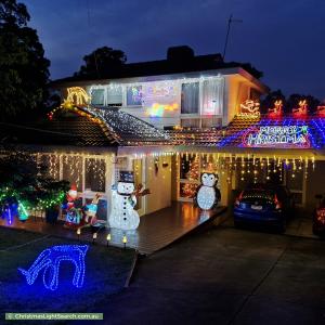 Christmas Light display at 6 Kubba Road, Ringwood North