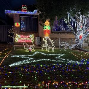 Christmas Light display at 8 Laurence Street, Rostrevor