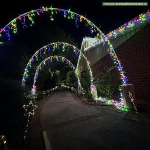 Christmas Light display at 24 Edney Road, High Wycombe