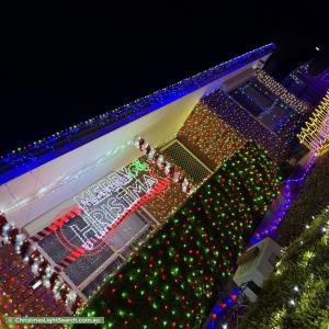 Christmas Light display at 8 Jessie Street, Cranbourne North