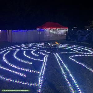 Christmas Light display at 8 Chomley Court, Evatt