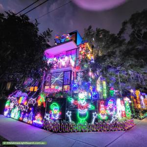 Christmas Light display at 48 Beauchamp Road, Hillsdale