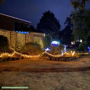 Christmas Light display at 16 Hawken Street, Monash